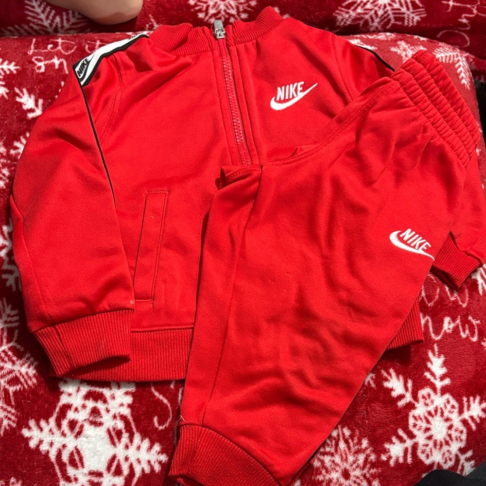 Nike Kids Red Sweatpants & Joggers Set